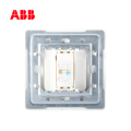 ABB开关插座由雅系列白色一位八芯超5类电脑插座AP33144-WW;10139795