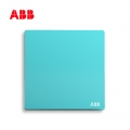 轩致系列一位中间开关 10AX, 折边, 爱琴海蓝, AF119-AB;AF119-AB