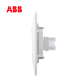 ABB开关插座由雅系列白色一位八芯超5类电脑插座AP33144-WW;10139795